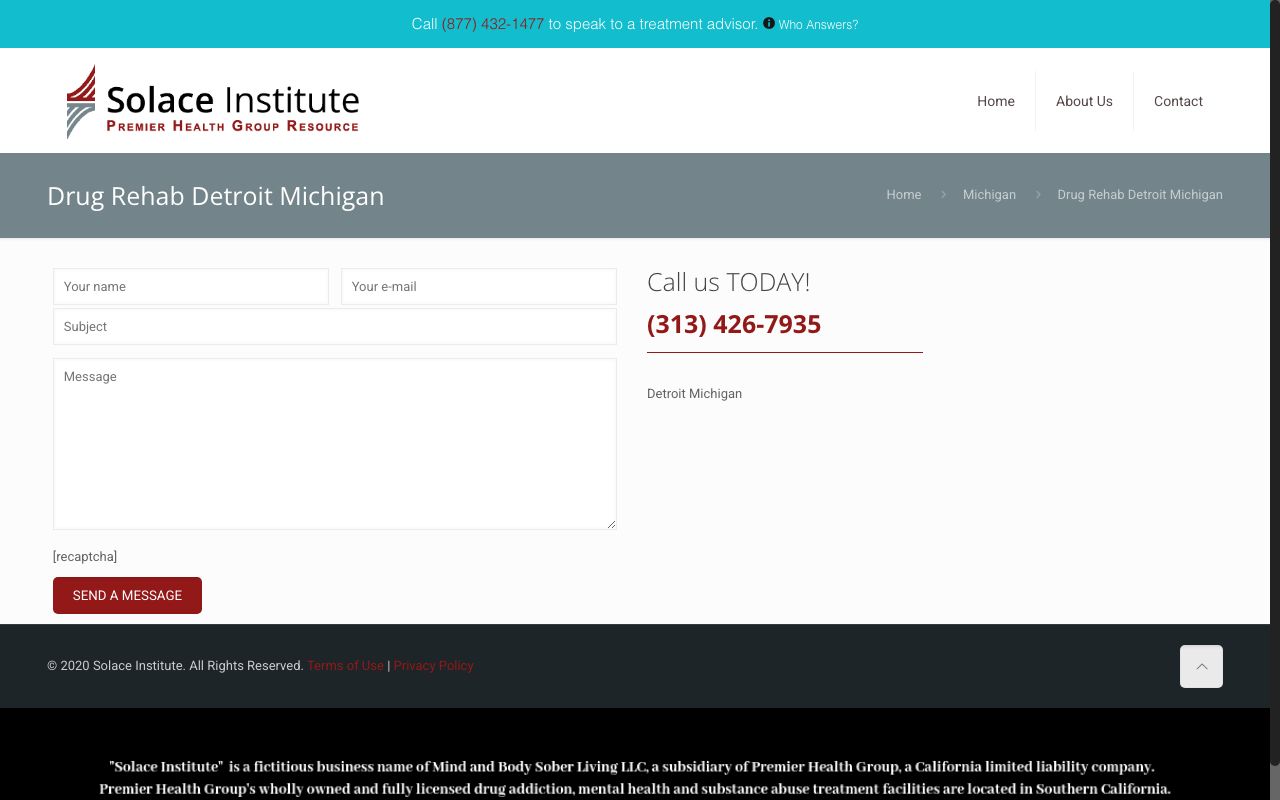 Solace Detox Resource Detroit