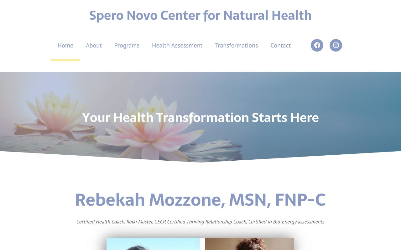Spero Novo Center for Natural Health