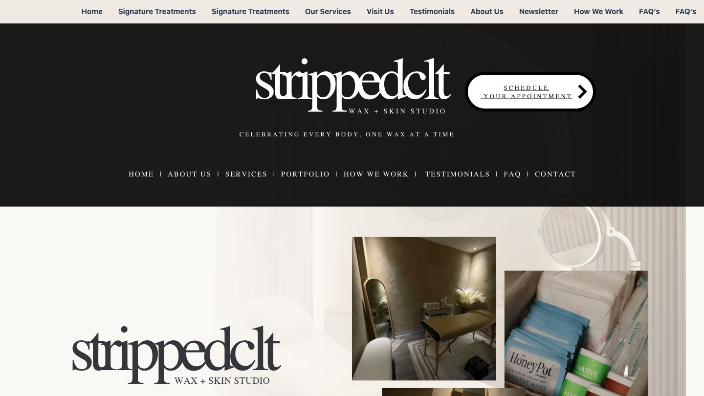 StrippedCLT - Charlotte Brazilian Wax + Intimate Lightening