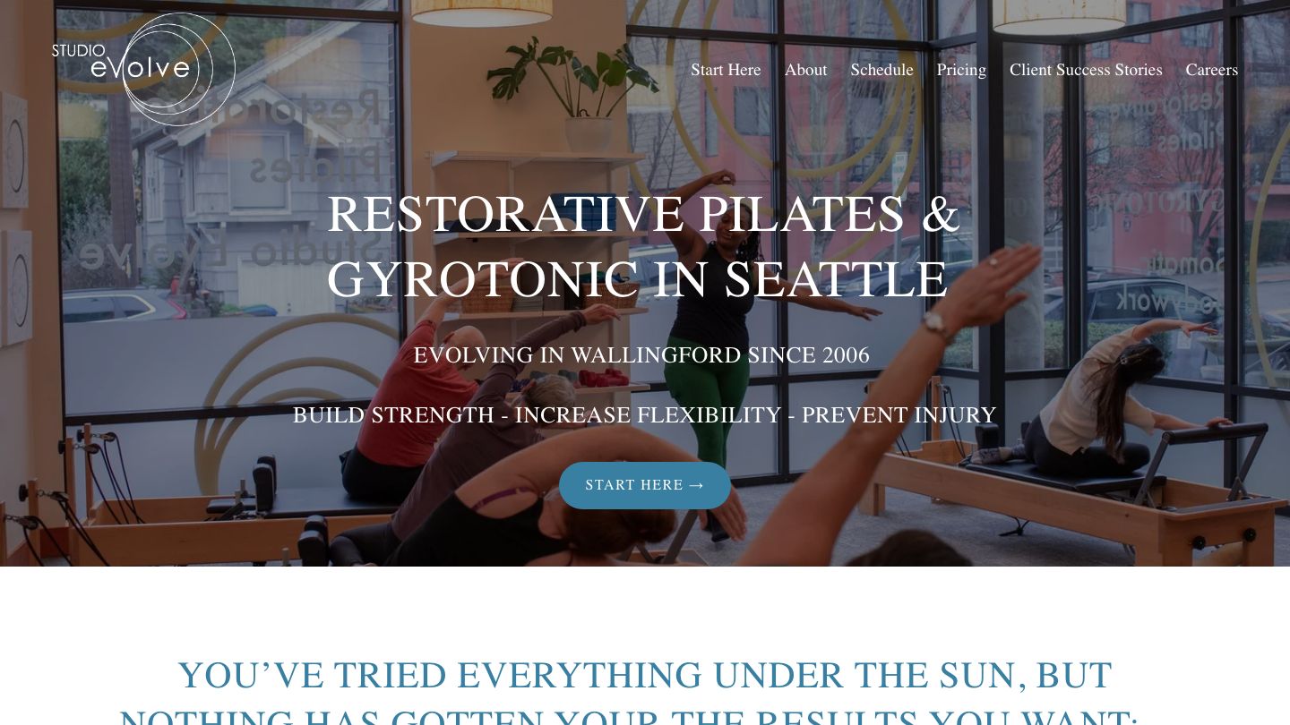Studio Evolve | Pilates, Gyrotonic & SPRE Bodywork in Wallingford, Seattle, WA