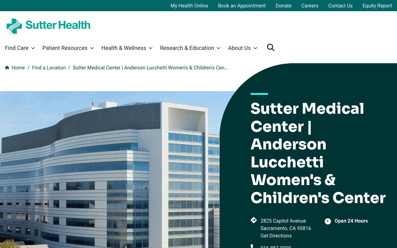 Sutter Medical Center, Sacramento