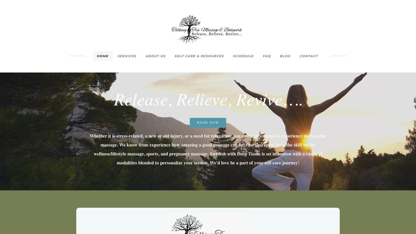 Talking Tree Massage & Bodywork