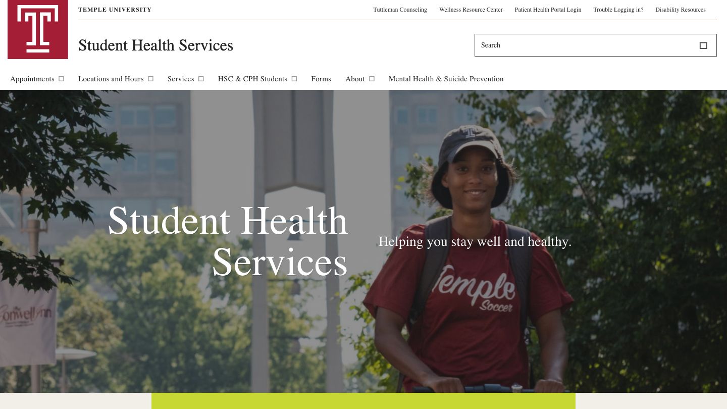 Temple University Student Health Services