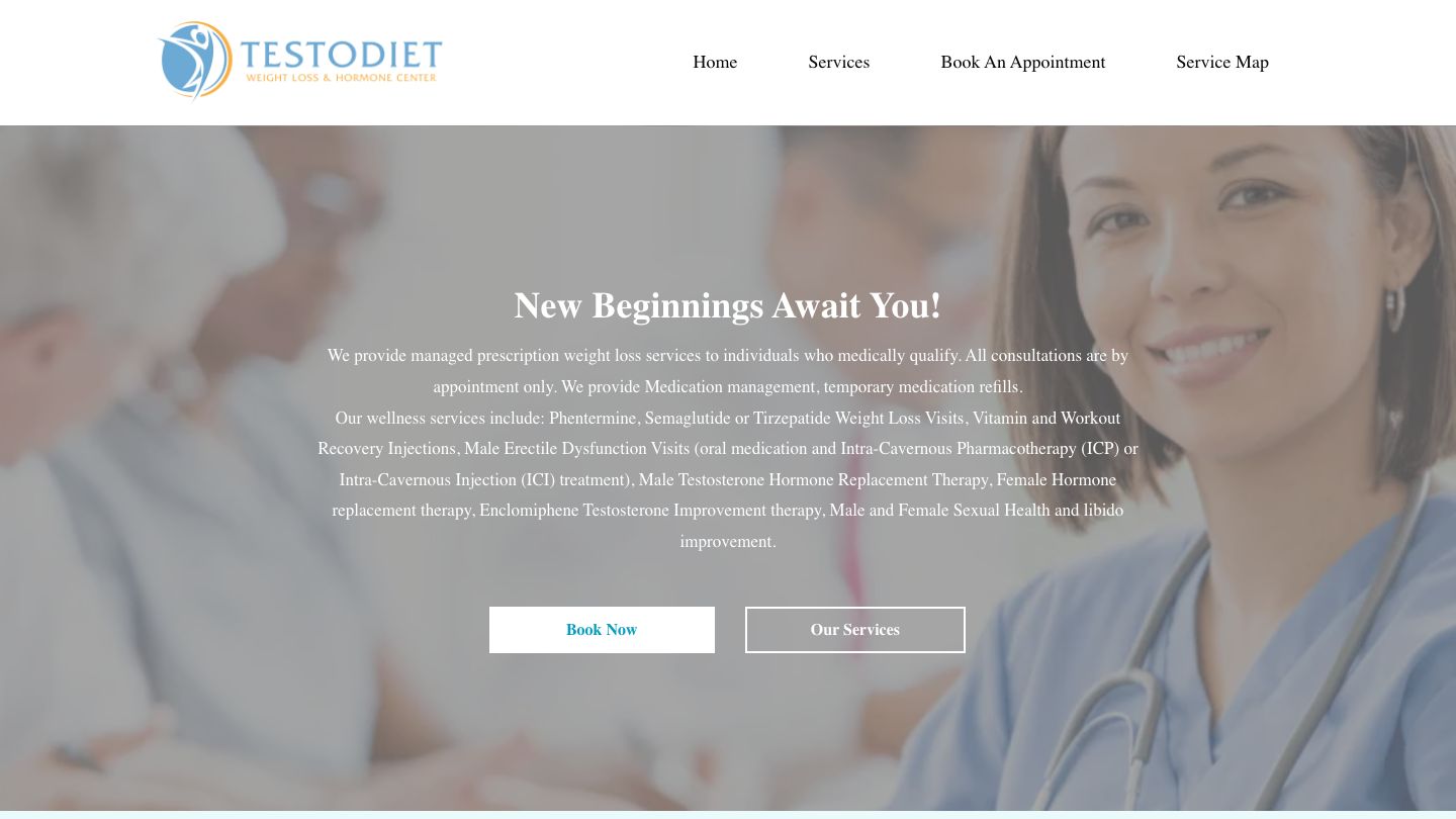 Testo Diet Weight Loss and Hormone Center