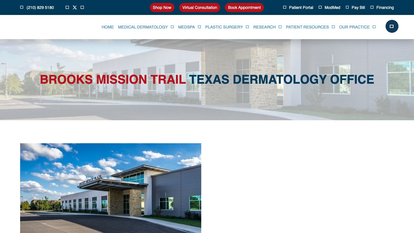 Texas Dermatology - Brooks Mission Trail