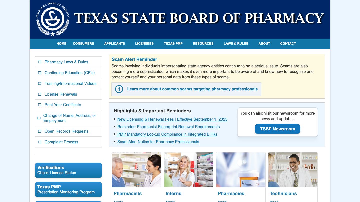 Texas State Board of Pharmacy