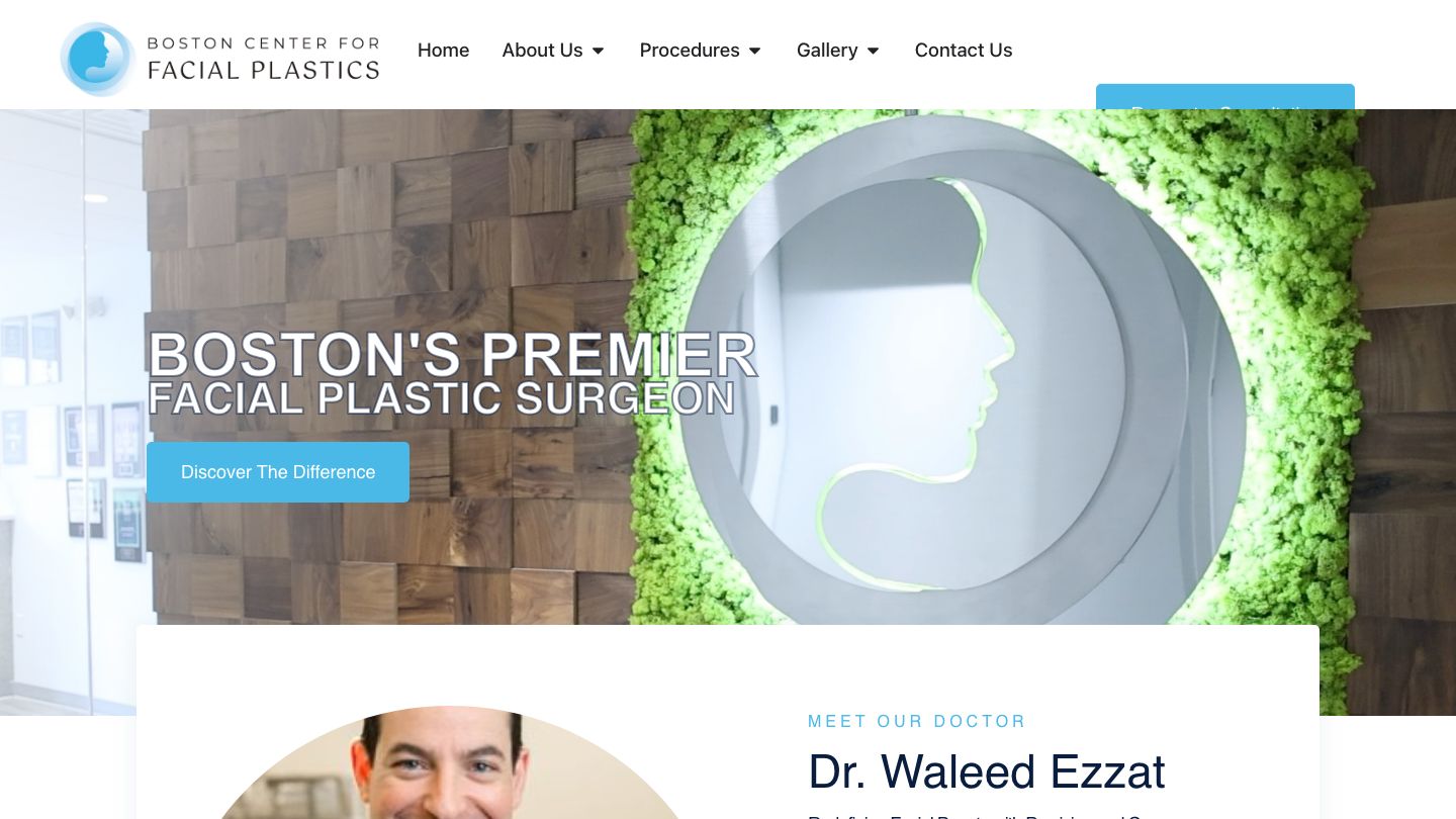 The Boston Center for Facial Plastics: Waleed H Ezzat, MD