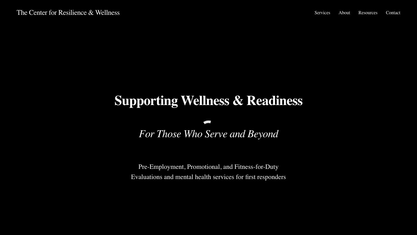 The Center for Resilience & Wellness