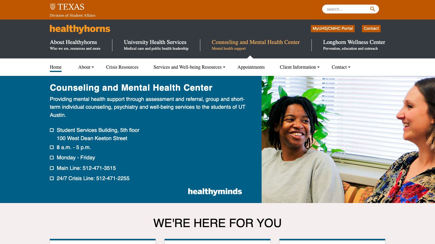 The Counseling and Mental Health Center (CMHC)