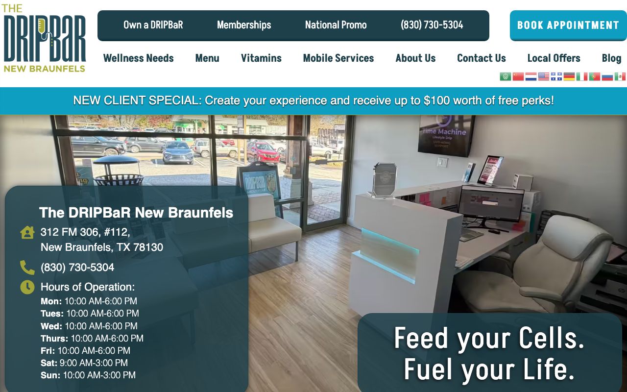 The DRIPBaR New Braunfels
