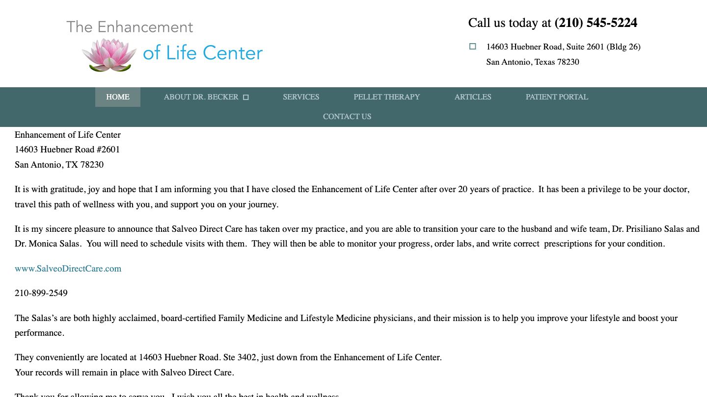 The Enhancement of Life Center