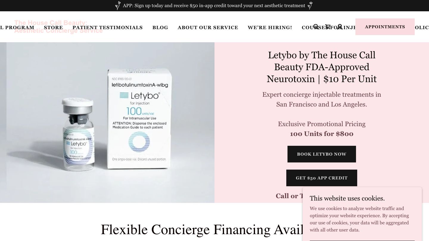 The House Call Beauty: Aesthetic Concierge Service