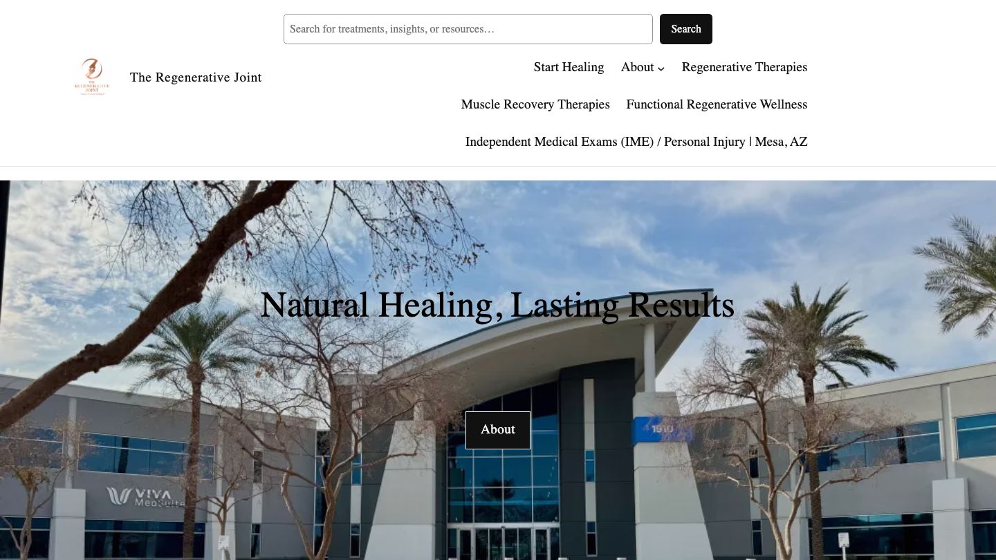 The Regenerative Joint | Mesa, AZ