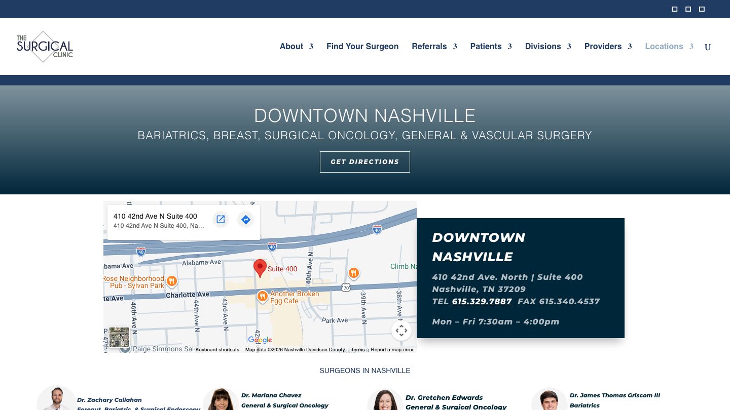 The Surgical Clinic | Downtown Nashville