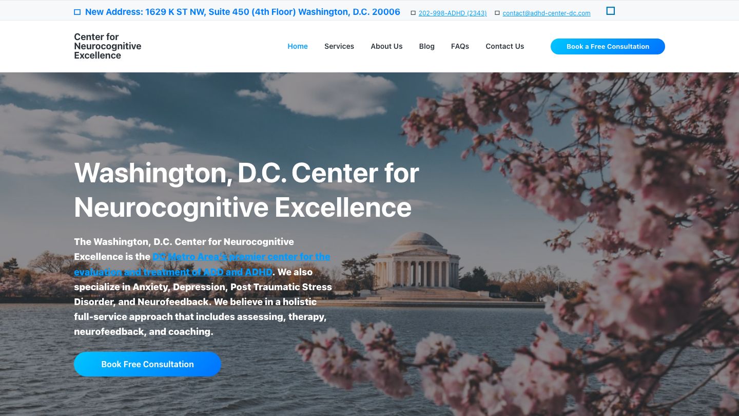 The Washington, DC Center for Neurocognitive Excellence LLC