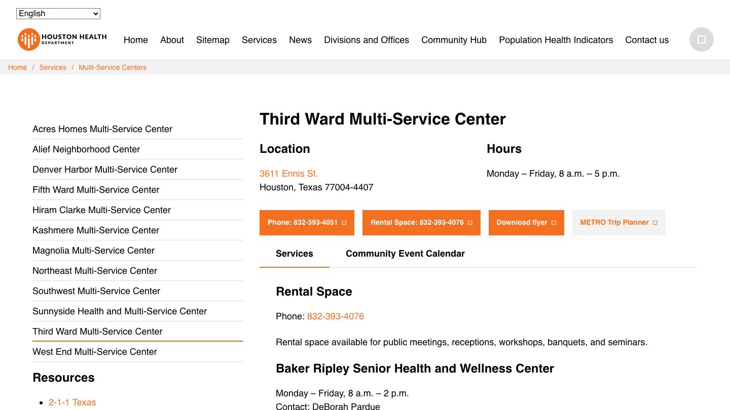 Third Ward Multi-Service Center