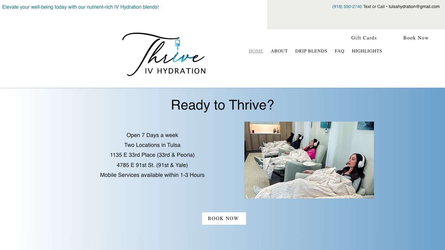 Thrive IV Hydration Mobile & Spa