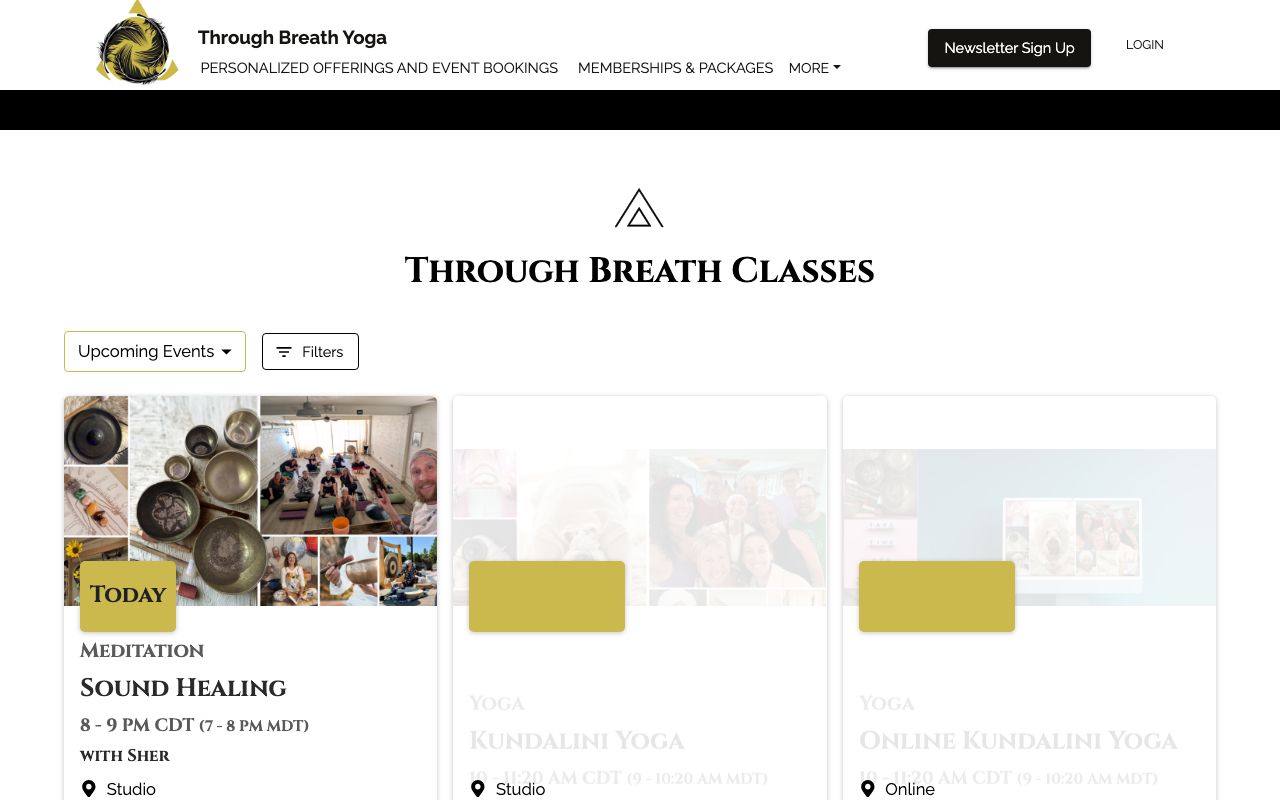Through Breath Yoga