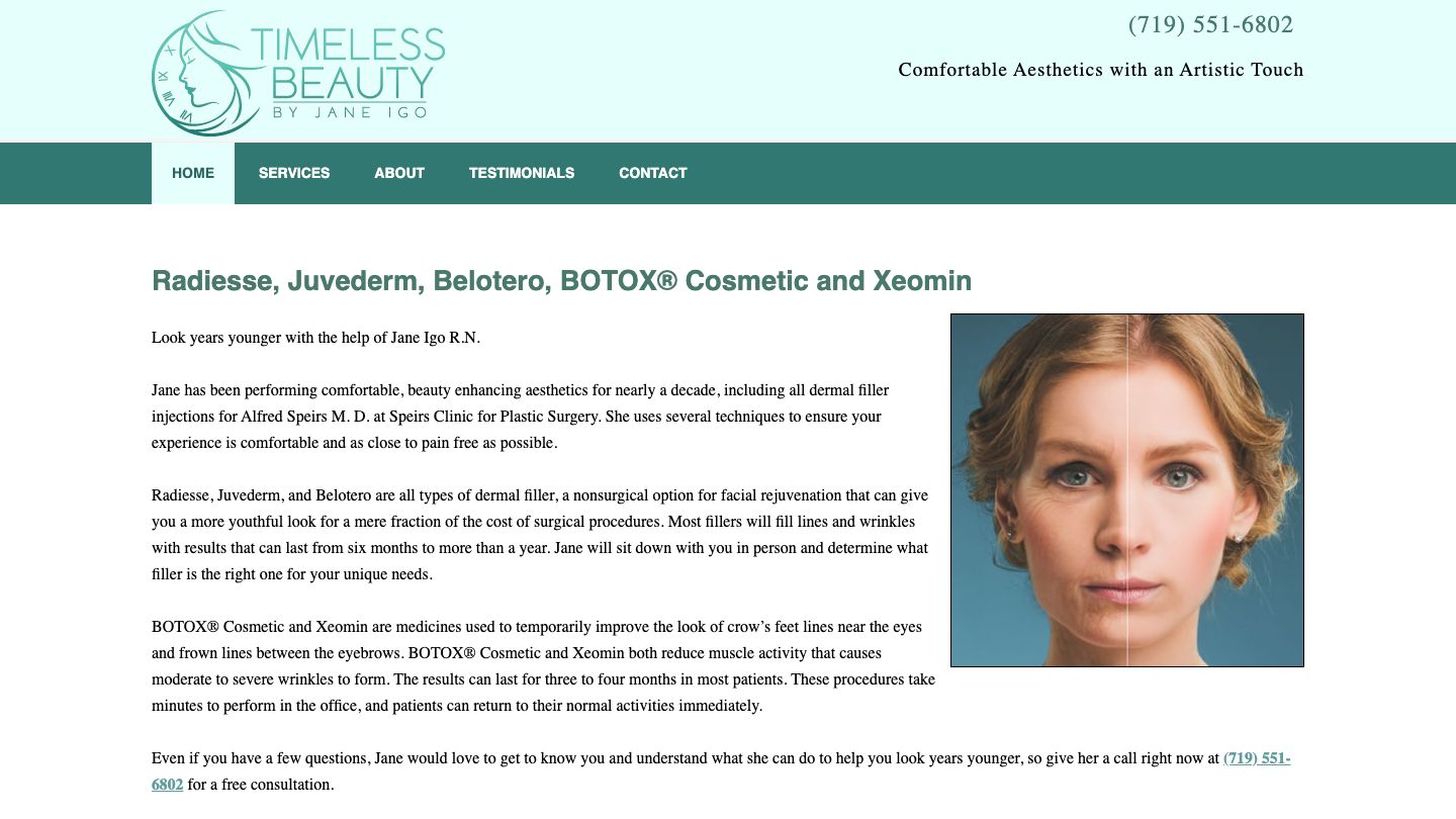 Timeless Beauty by Jane Igo