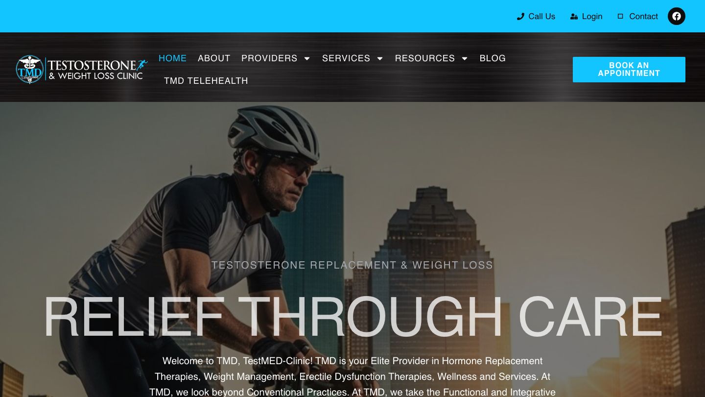 TMD CLINIC (TestMED): TESTOSTERONE REPLACEMENT & WEIGHT LOSS