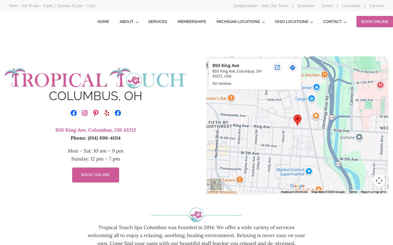 Tropical Touch Columbus