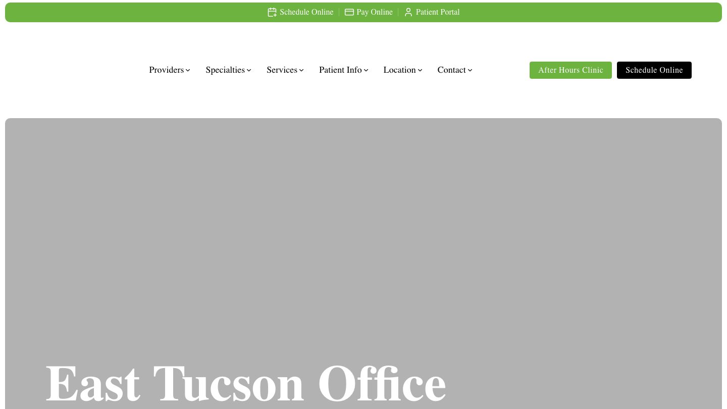 Tucson Orthopaedic Institute - East Office