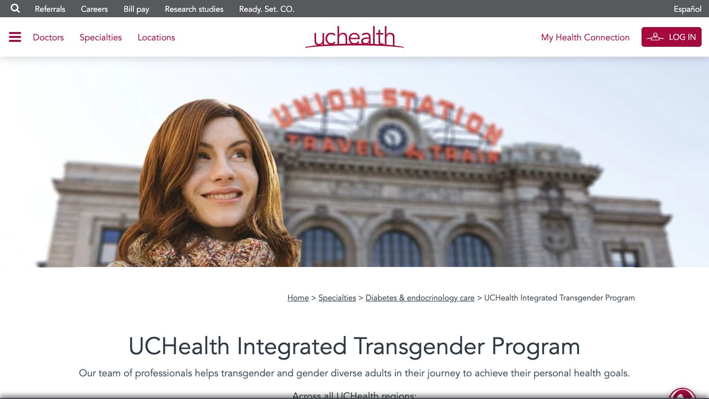 UCHealth Integrated Transgender Program - Anschutz Medical Campus