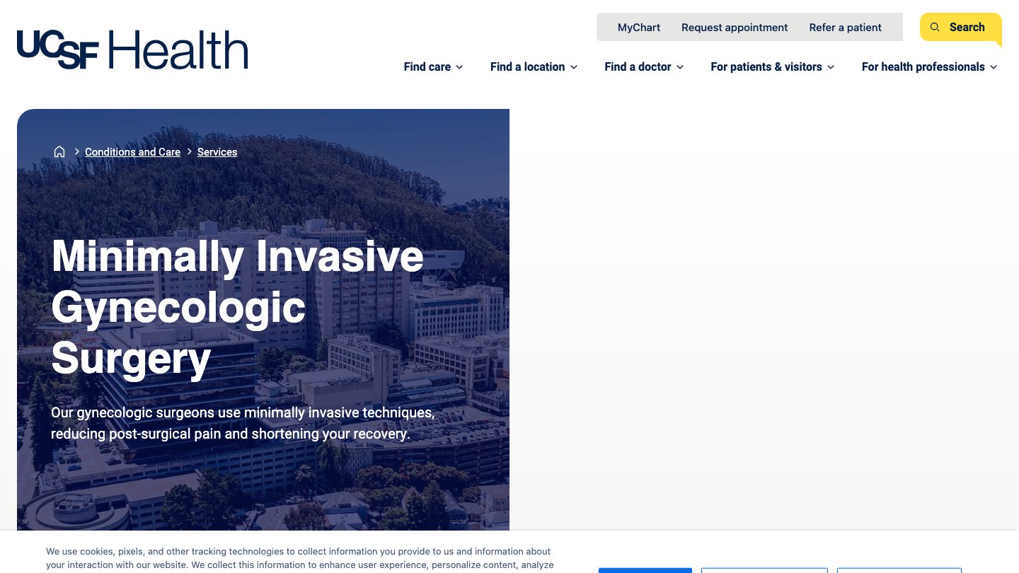 UCSF Center for Minimally Invasive Gynecologic Surgery