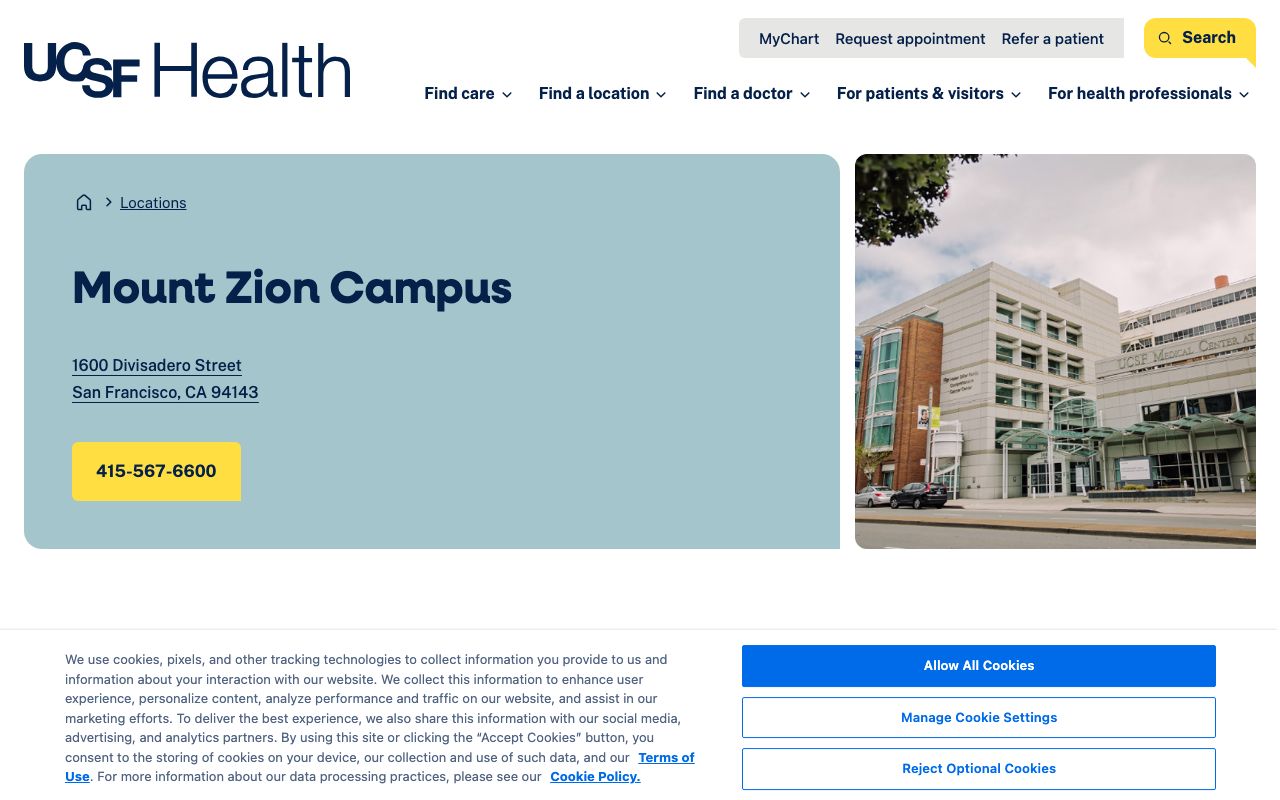 UCSF Medical Center at Mount Zion