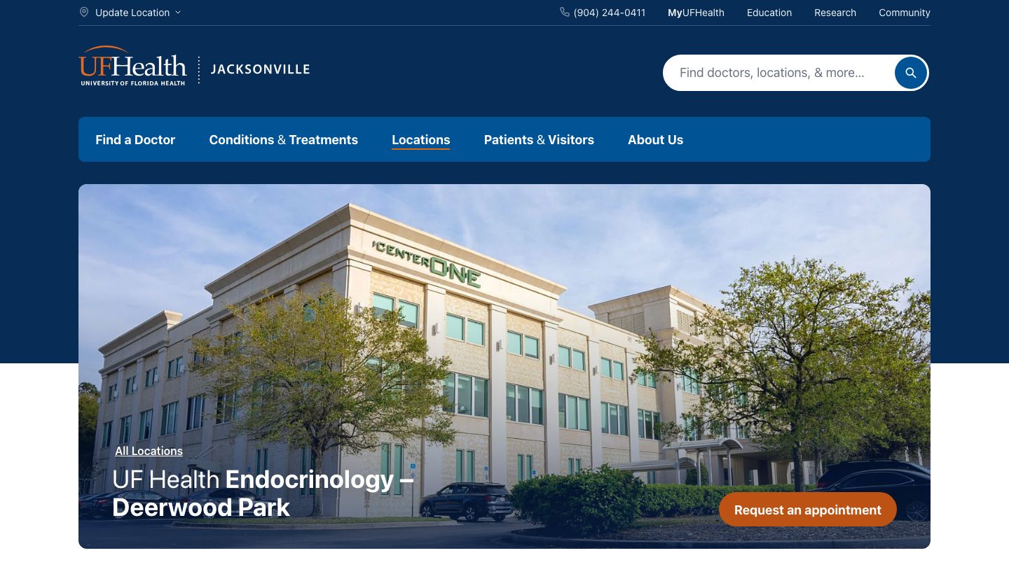 UF Health Endocrinology - Deerwood Park