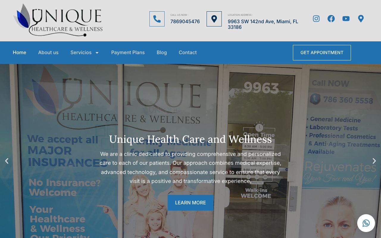 Unique Health Care and Wellness