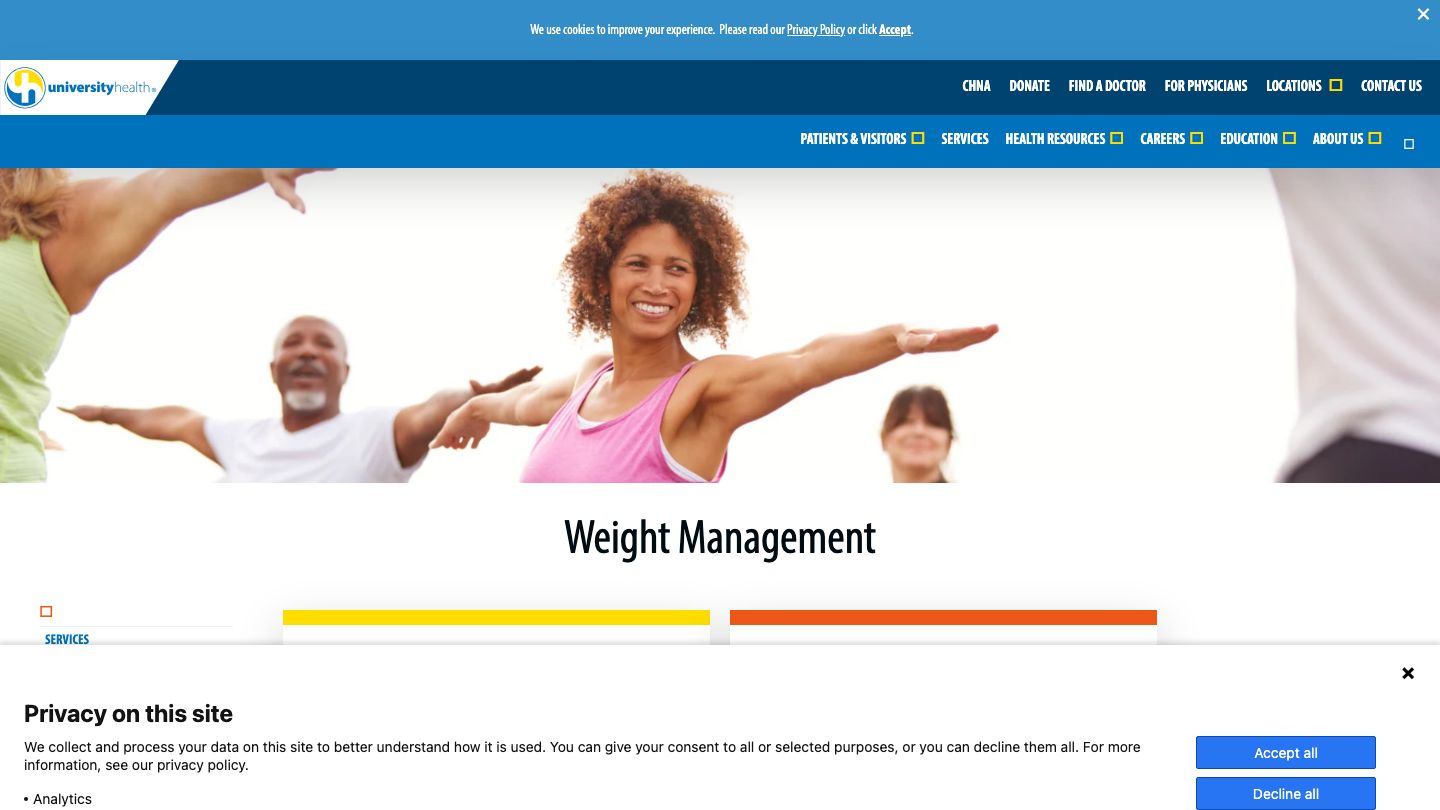 University Health Primary Care Weight Management