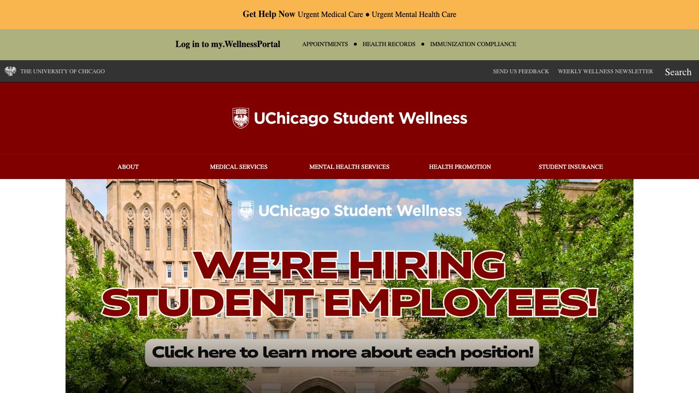 University of Chicago Student Wellness
