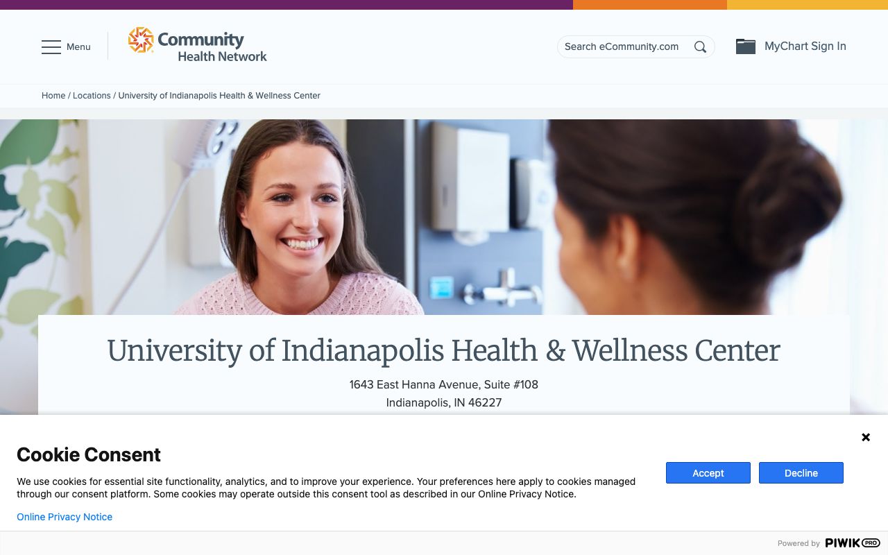 University of Indianapolis Health and Wellness Center