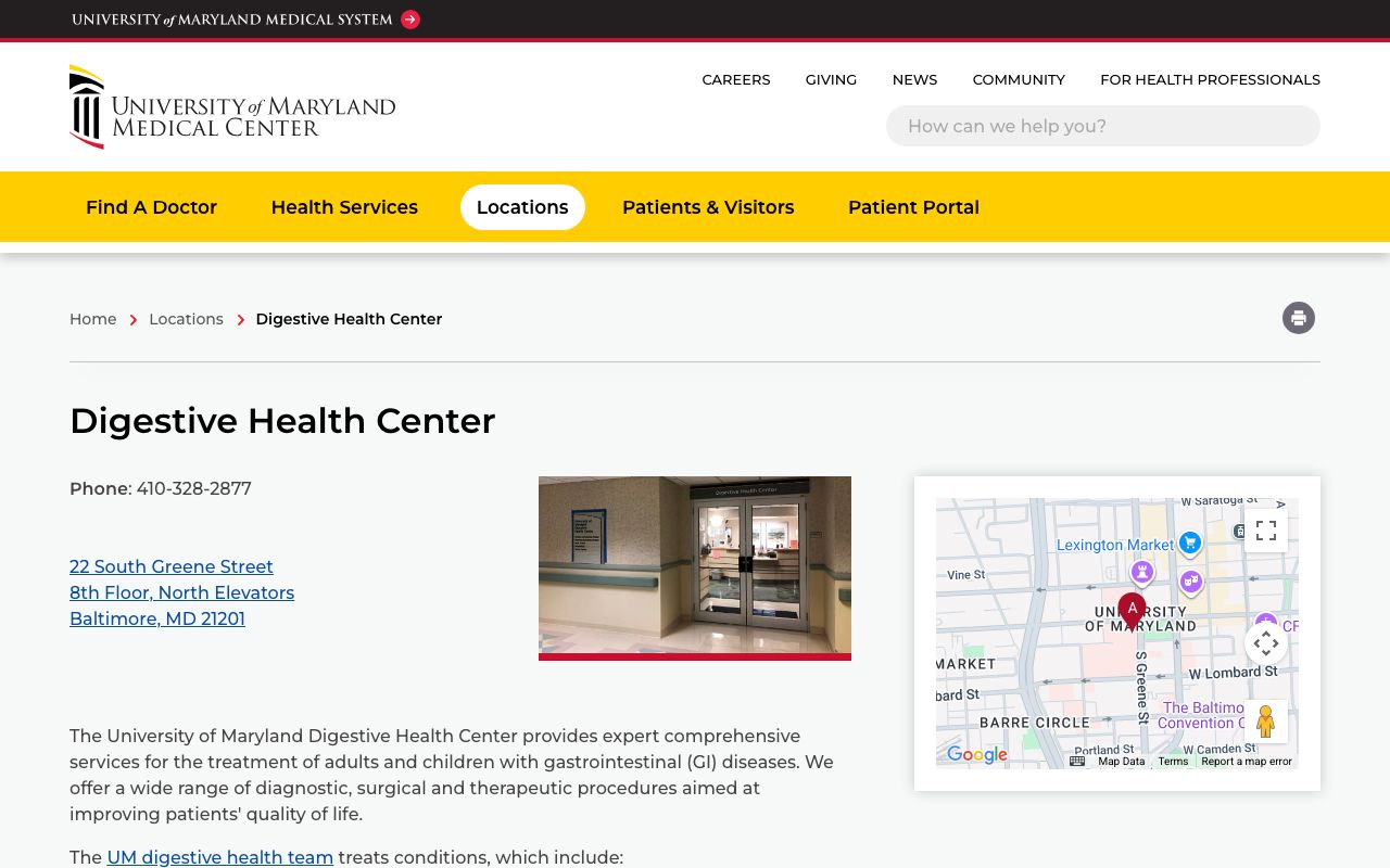 University of Maryland Digestive Health Center