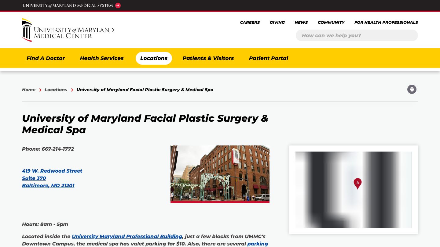 University of Maryland Facial Plastic Surgery & Medical Spa
