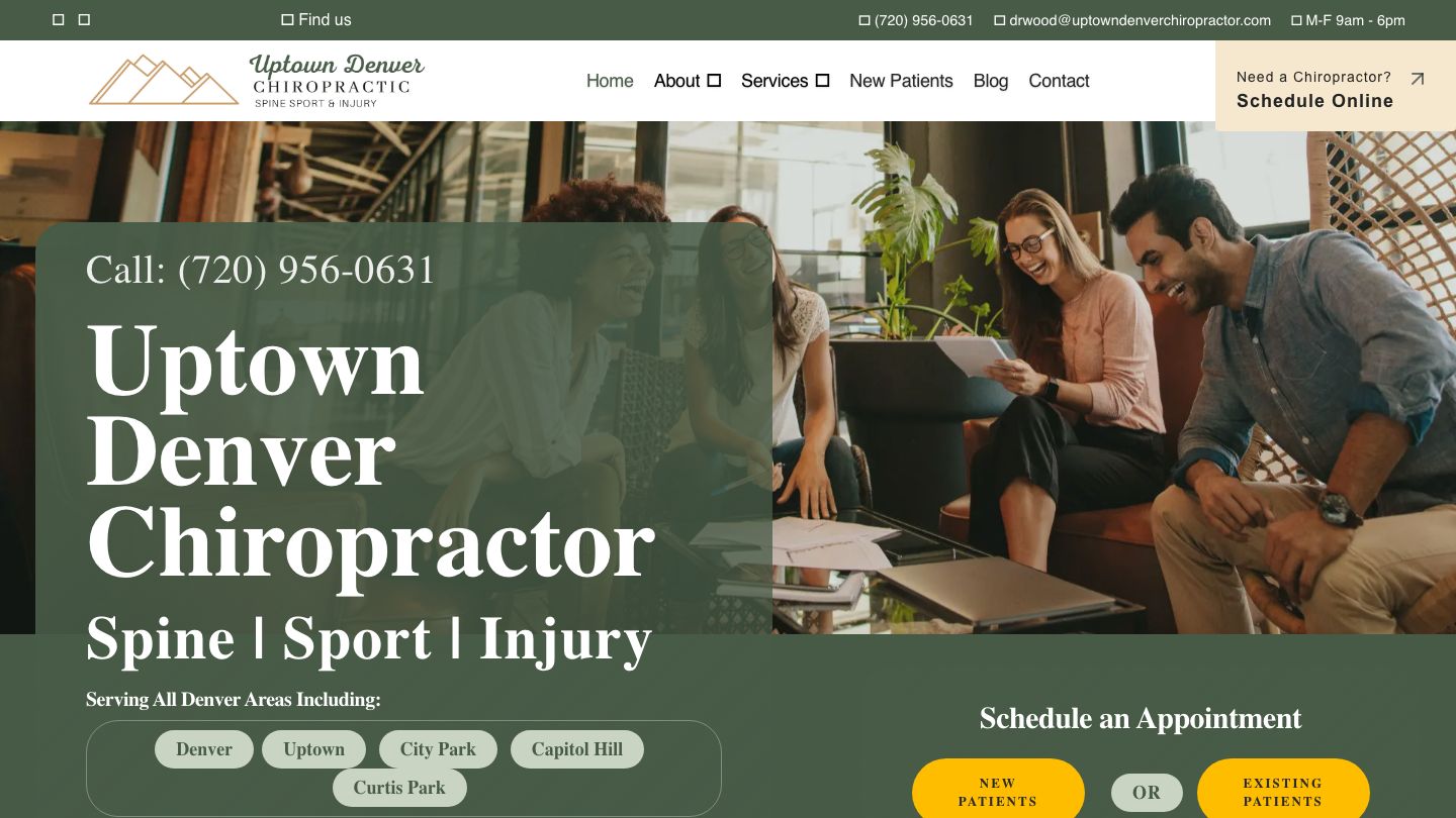 Uptown Denver Chiropractic Spine Sport & Injury