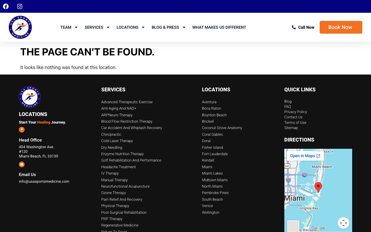 USA Sports Therapy Midtown Miami