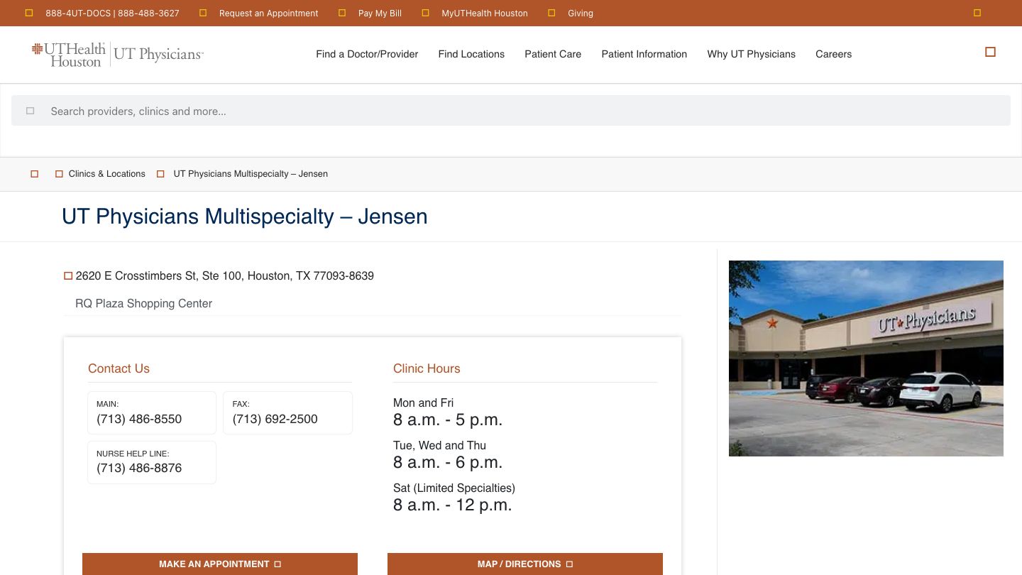 UT Physicians Multispecialty – Jensen