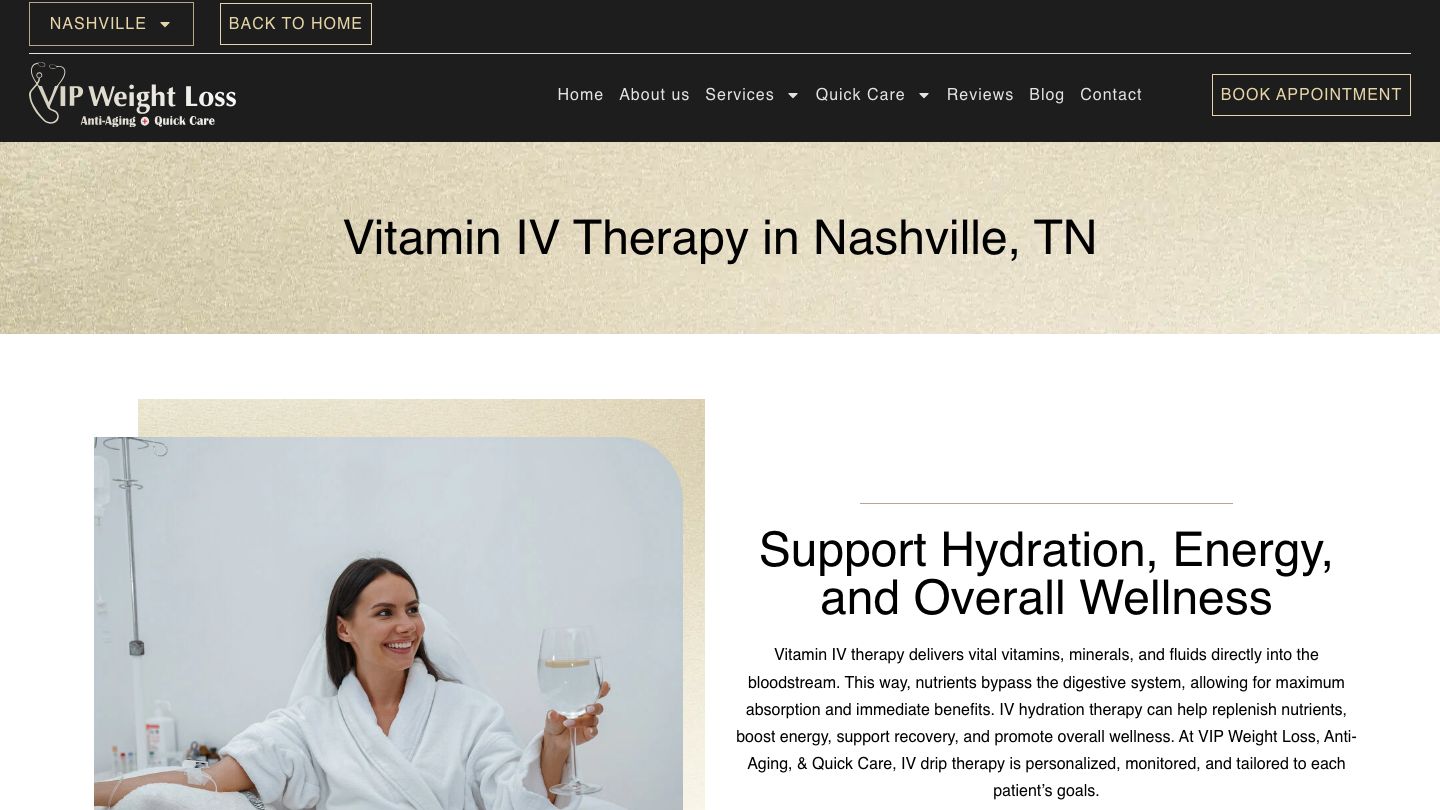 VIP Weight Loss, Anti-Aging & Quick Care Nashville