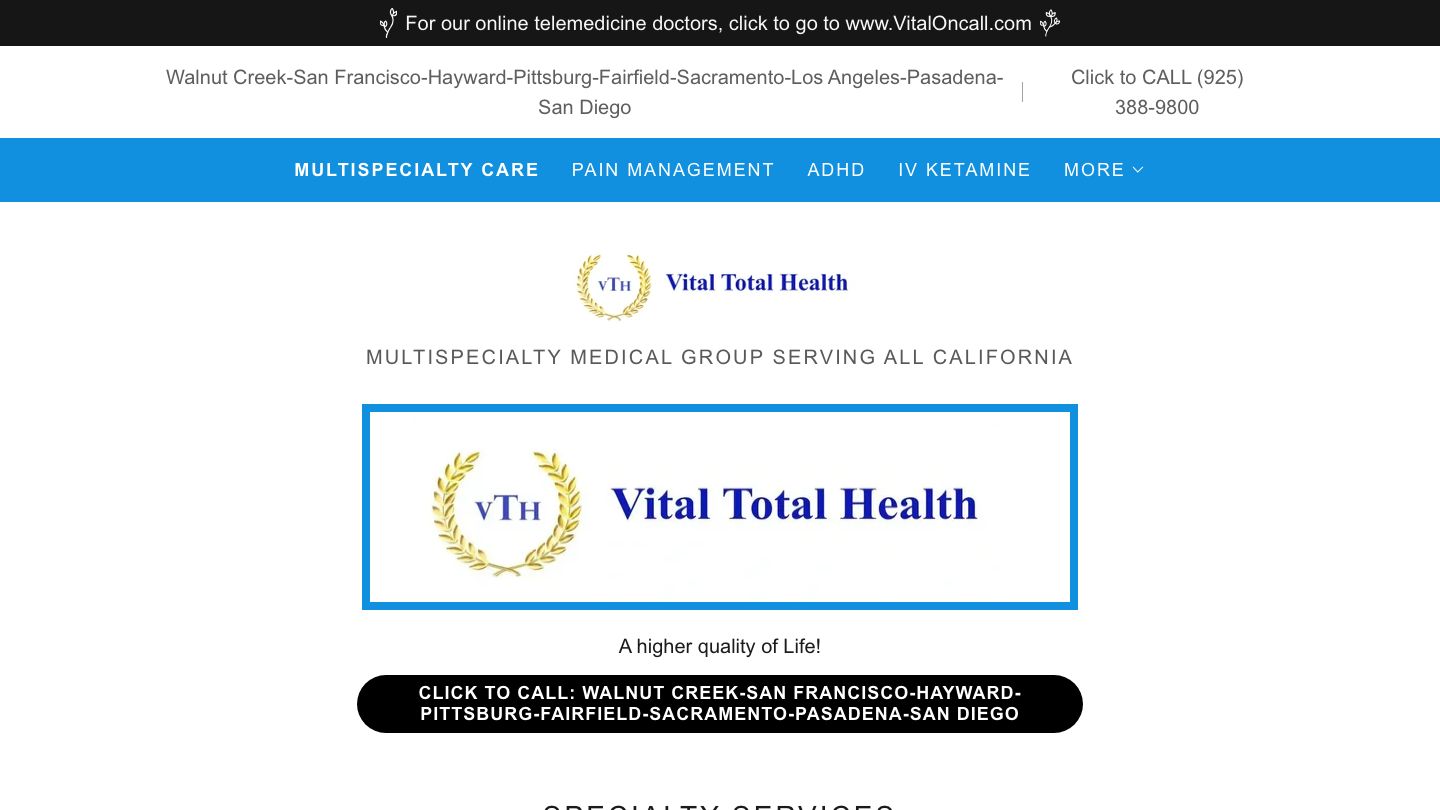 Vital Total Health Medical Group, Inc.