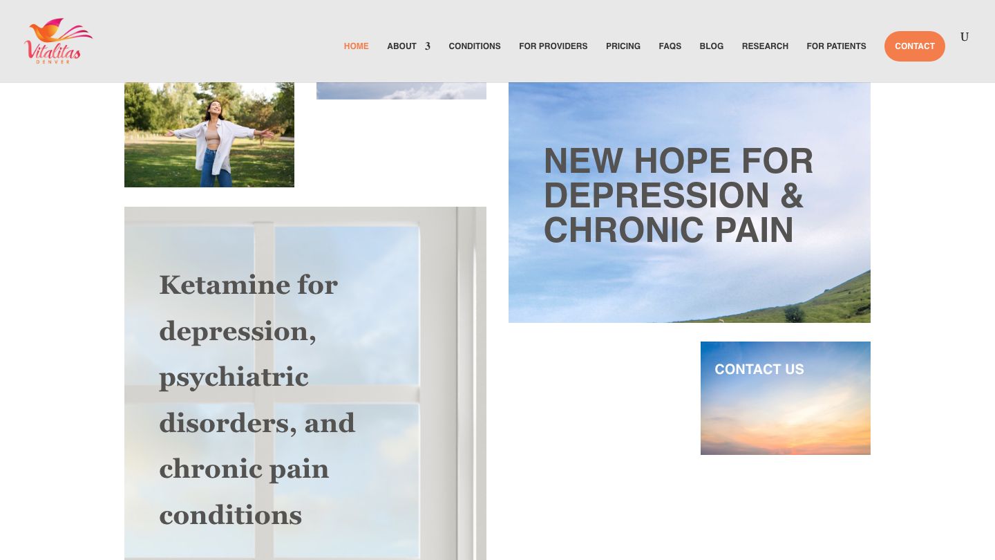 Vitalitas Denver Ketamine Infusion Center