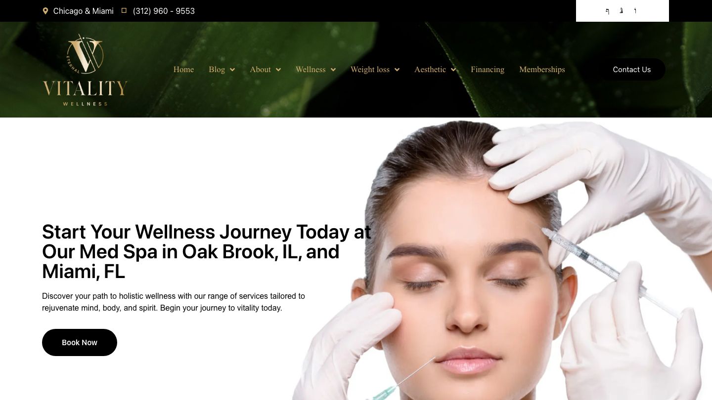 Vitality Eternal Med Spa in Chicago, Illinois