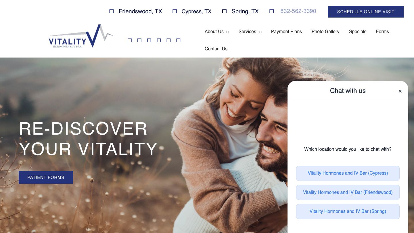 Vitality Hormones & IV Bar