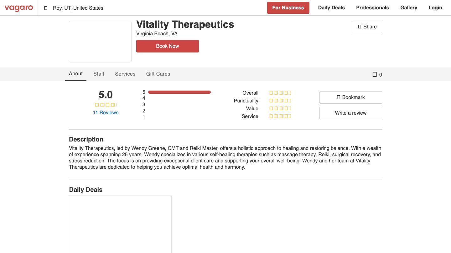 Vitality Therapeutics