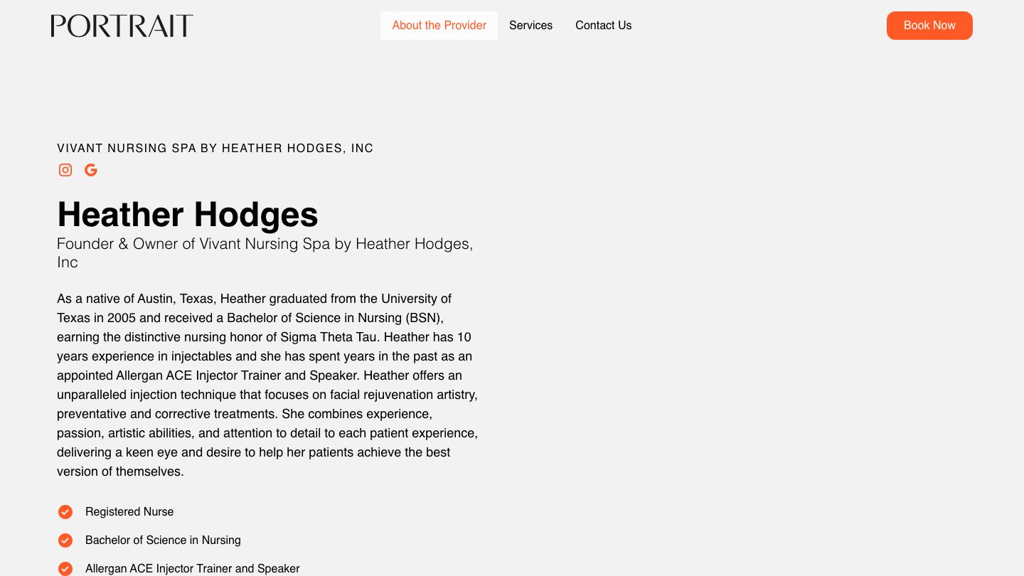 Vivant Nursing Spa by Heather Hodges