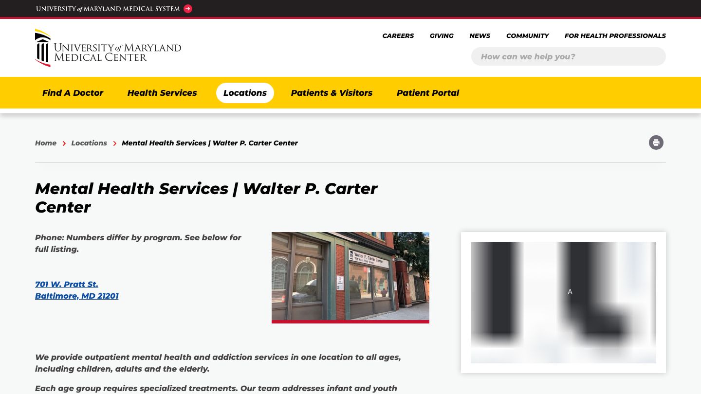 Walter P Carter Center