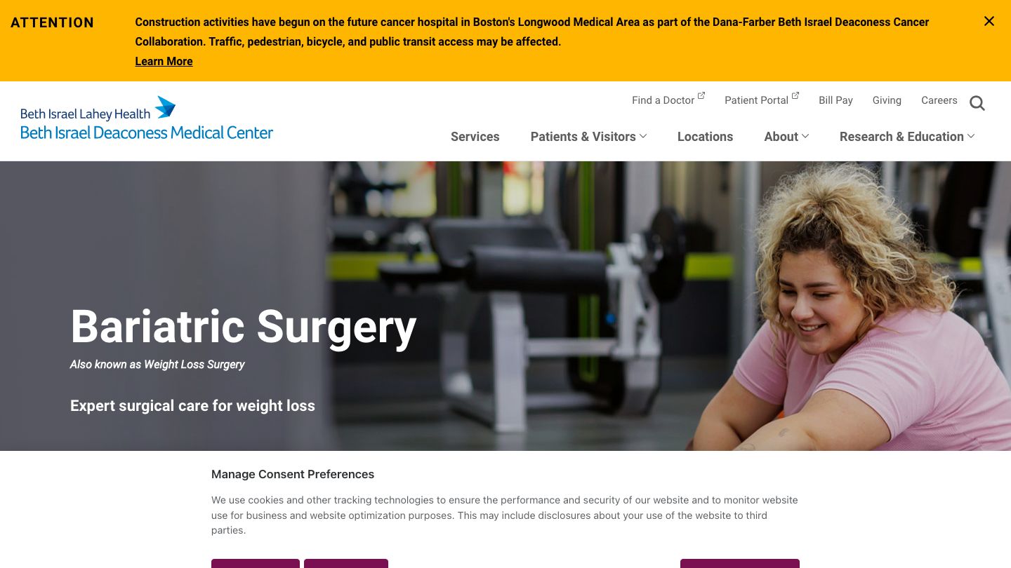 Weight Loss Surgery Center at BIDMC