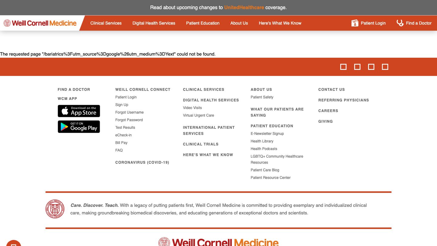 Weill Cornell - GI Metabolic and Bariatric Surgery