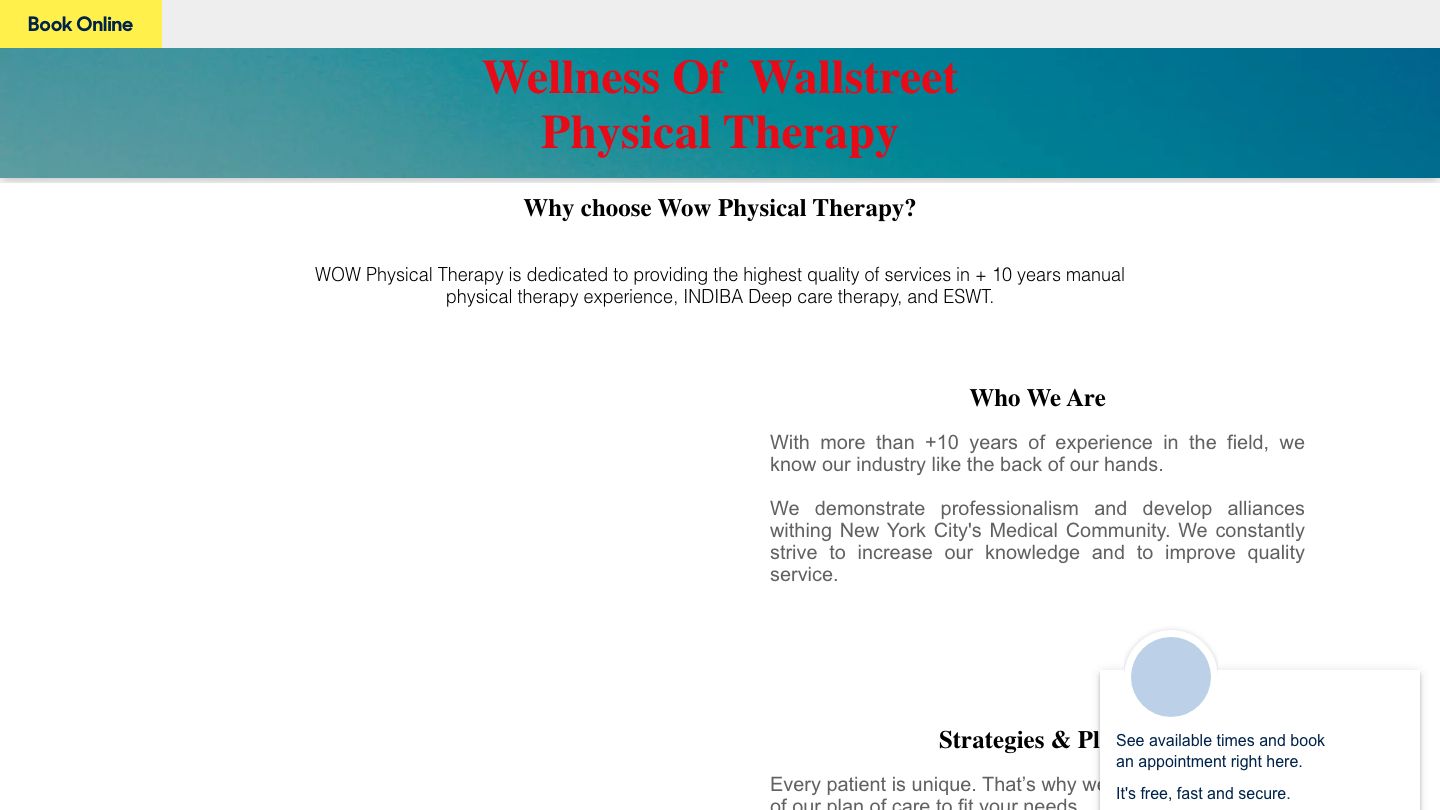 Wellness of Wall Street Physical Therapy